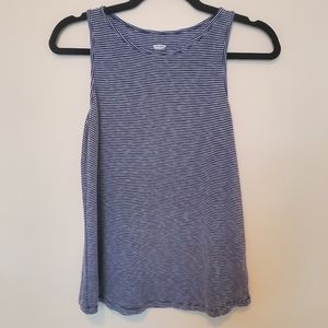 ‼️LAST CALL‼️Old Navy, blue and white striped knit tank, small